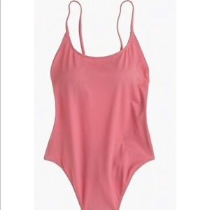 NWT j.crew playa one piece in vintage pink